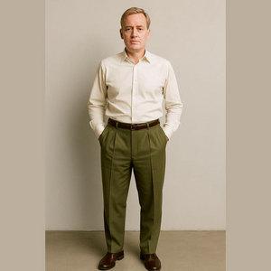 J. Ferrar Men's Dress Pants 36x32 Polyester Rayon Blend